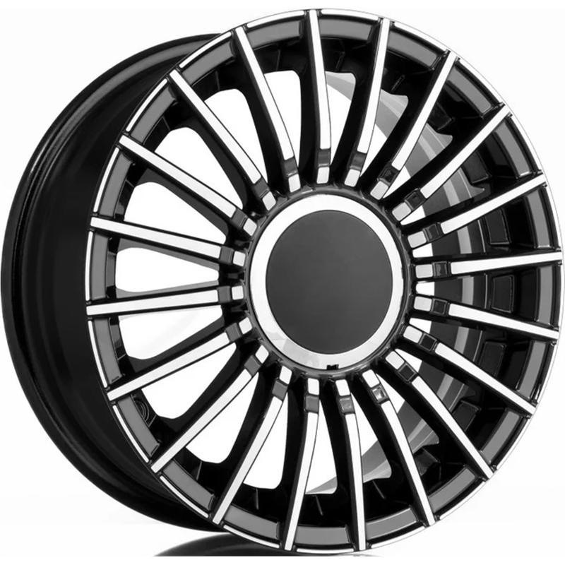 Cerchio EW Ew25 Cinque Black Polished 4 fori 16\" 6.5X16 ET35 4x98