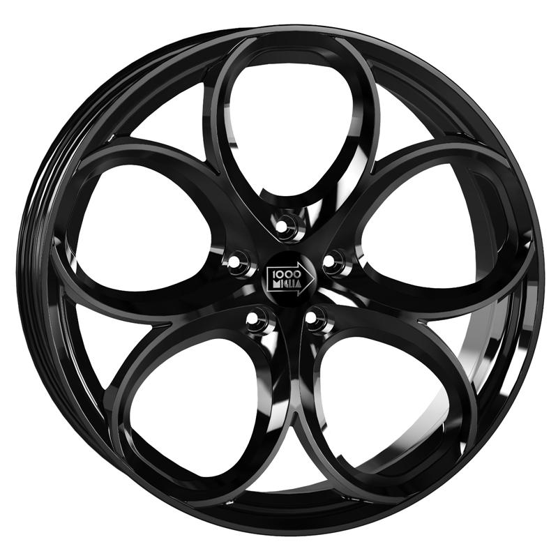 Cerchi in Lega MILLE MIGLIA Mm049 Gloss Black 5 fori 18\" 8X18 ET33 5x110