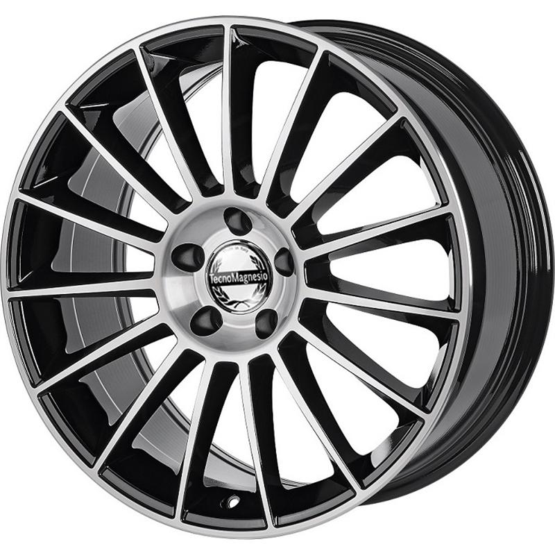 Cerchi in Lega Tecnomagnesio Star Evo Black Mirror 5 fori 18\" 8X18 ET45 5x112