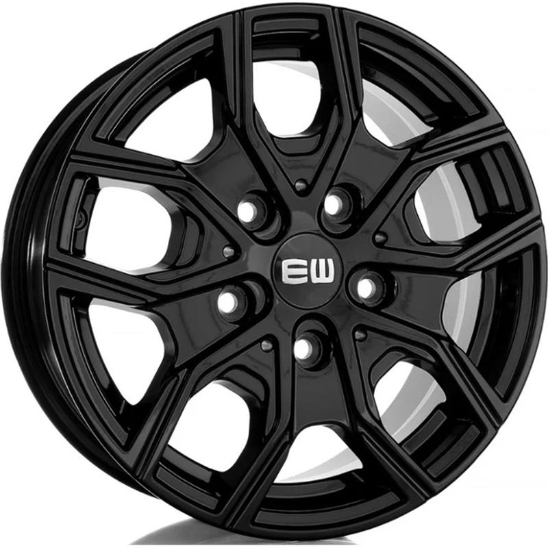 Cerchi in Lega EW Ew20 Athena Black 6 fori 16\" 6.5X16 ET50 6x120