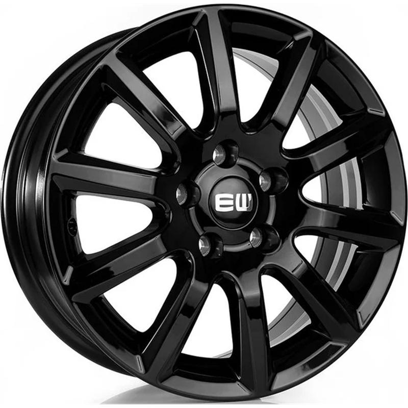 Cerchio EW Ej19 Viper Black 5 fori 16\" 6.5X16 ET35 5x110