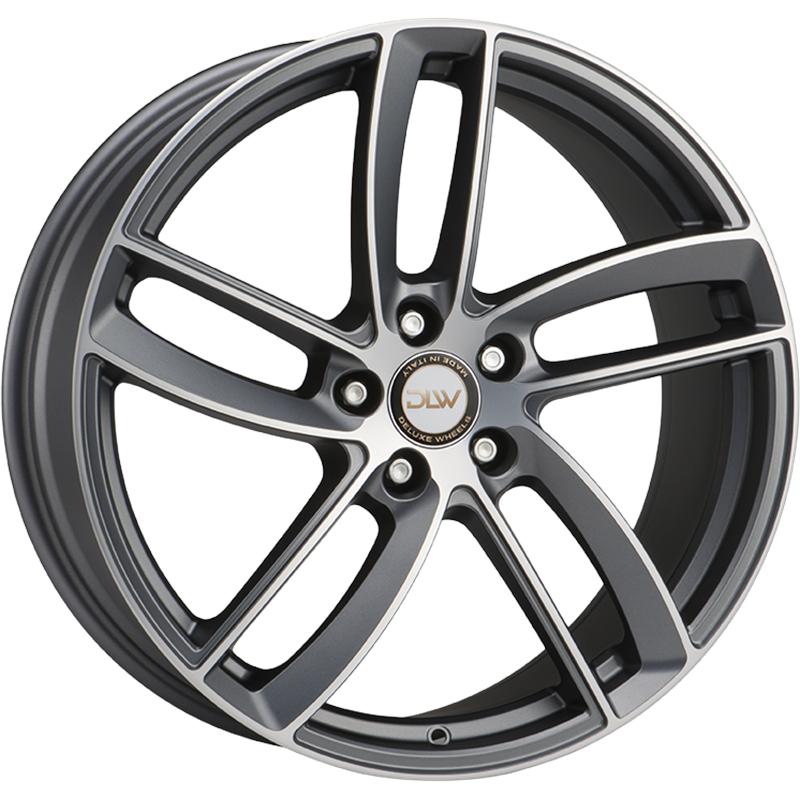 Cerchi in Lega ETA BETA Elite Shiny Anthracite Full Polish 5 fori 19\" 8.5X19 ET47 5x112