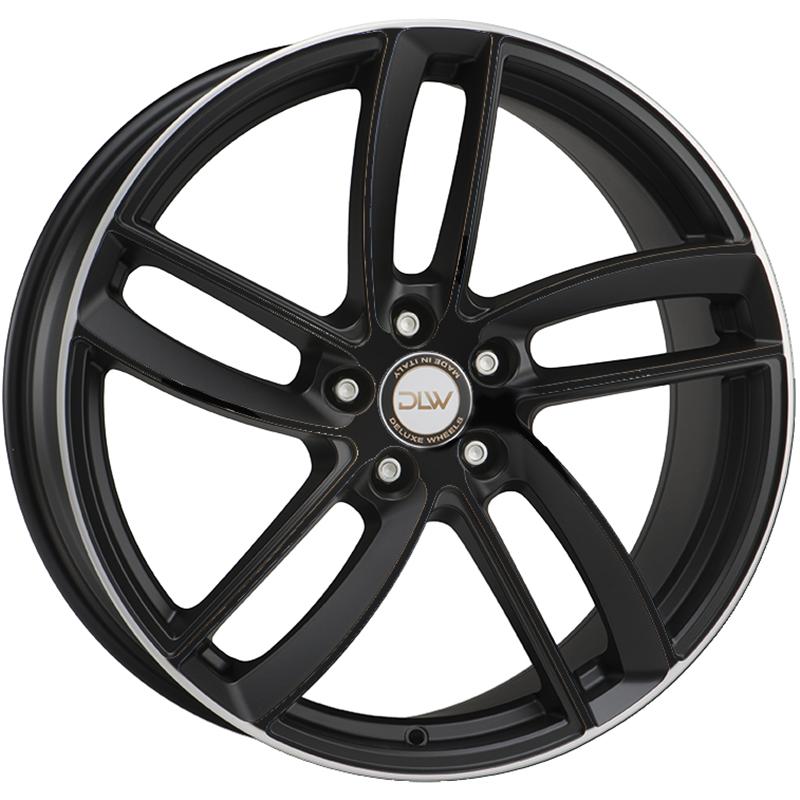 Cerchi in Lega ETA BETA ElitE-K Matt Black Lip Polish 5 fori 19\" 8.5X19 ET45 5x112