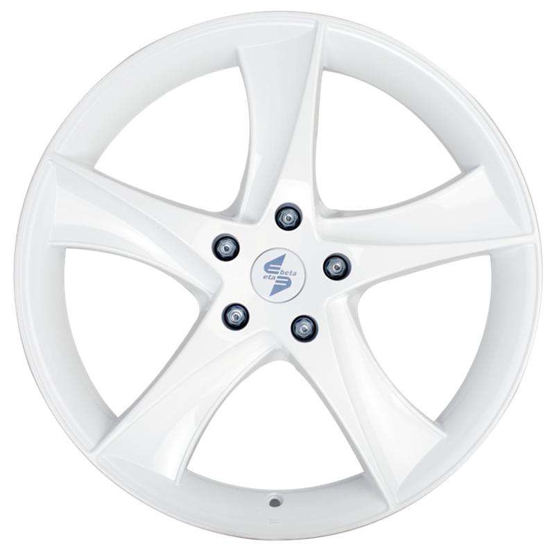 Cerchi in Lega ETA BETA Jofiel White 5 fori 18\" 8X18 ET32 5x100