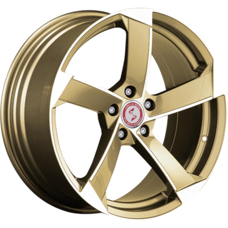 Cerchi in Lega ETA BETA Magic Shiny Gold Full Polish 5 fori 19\" 8.5X19 ET47 5x108