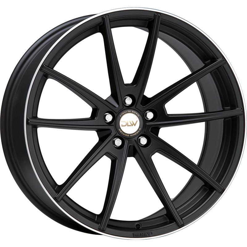 Cerchi in Lega Eta beta ManaY-K Matt Black Lip Polish 5 fori 20\" 9X20 ET35 5x112