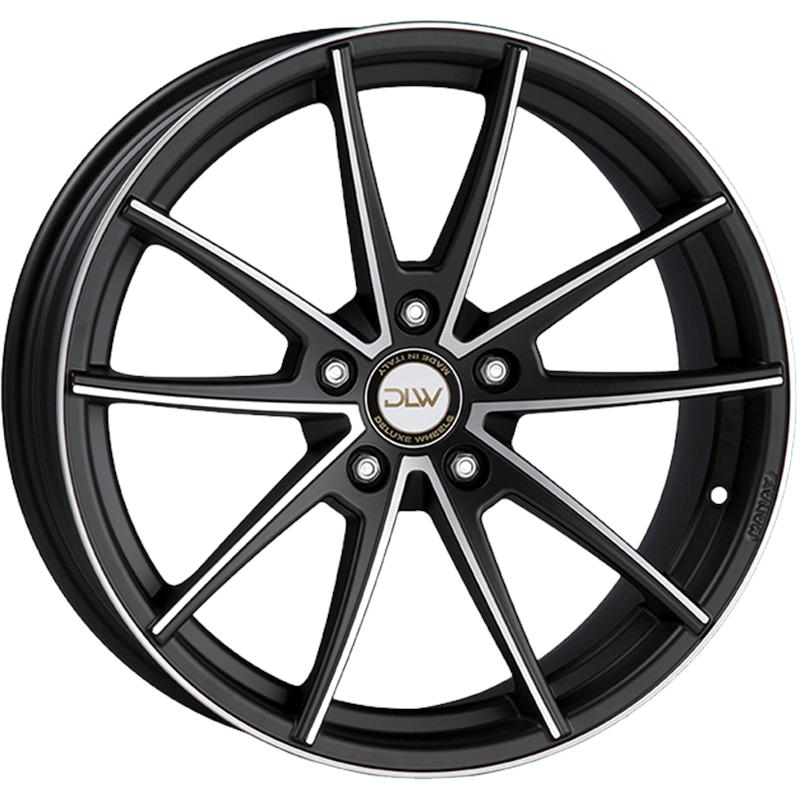Cerchi in Lega ETA BETA ManaY-K Shiny Black Full Polish 5 fori 19\" 8.5X19 ET32 5x105
