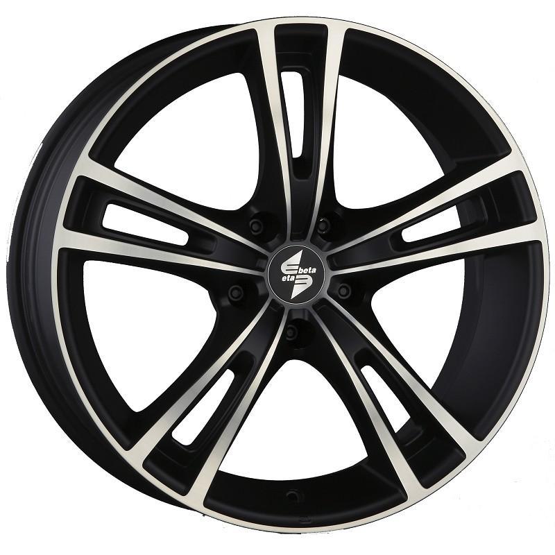 Cerchi in Lega ETA BETA Rochel X Shiny Black Full Polish 5 fori 19\" 9X19 ET30 5x112
