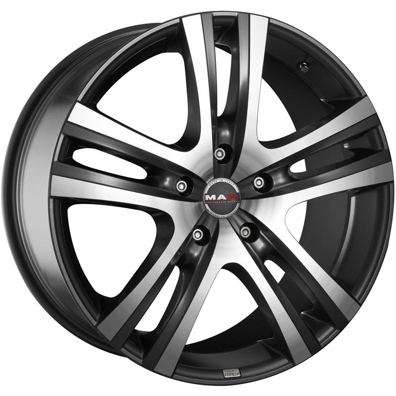 Cerchi in Lega MAK Aria Gun Metallic Mirror 5 fori 20\" 9.5X20 ET53 5x150