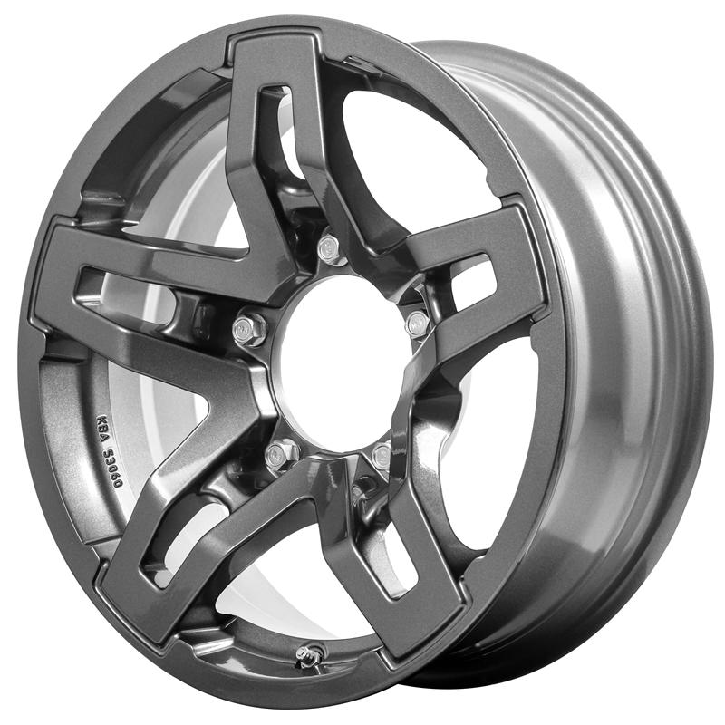 Cerchi in Lega Mim Safari Titanium 5 fori 15\" 5.5X15 ET5 5x139.7