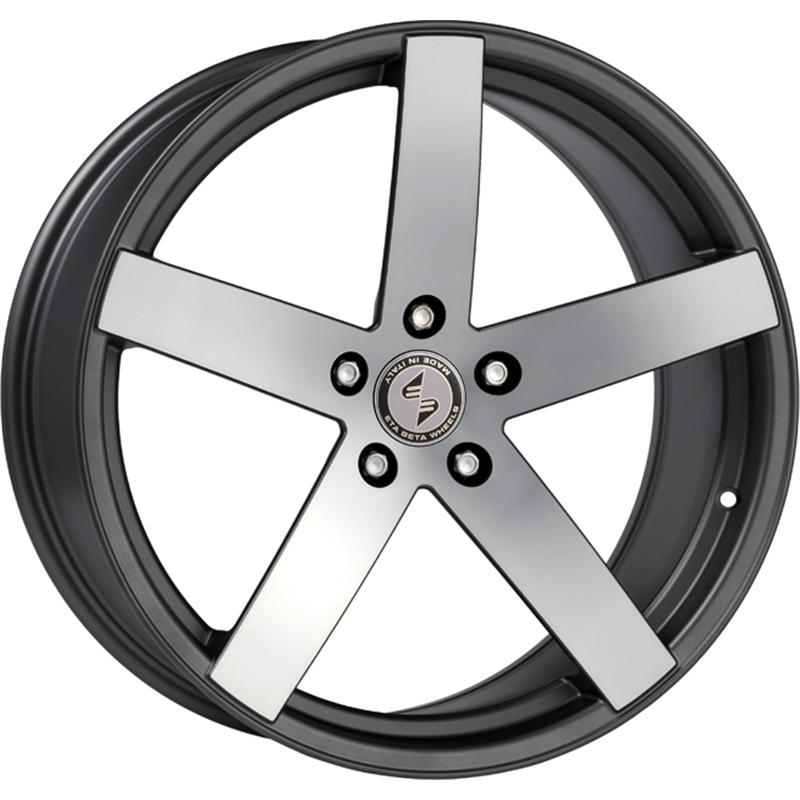 Cerchi in Lega ETA BETA Uros S Matt Anthracite Full Polish 5 fori 18\" 8X18 ET33 5x100