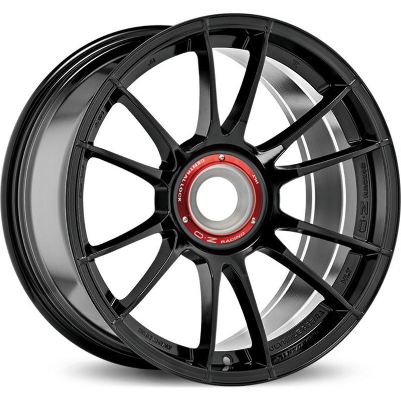 Cerchi in Lega OZ RACING Ultraleggera Hlt cl Glossy Black 15 fori 19\" 12X19 ET48 15x130