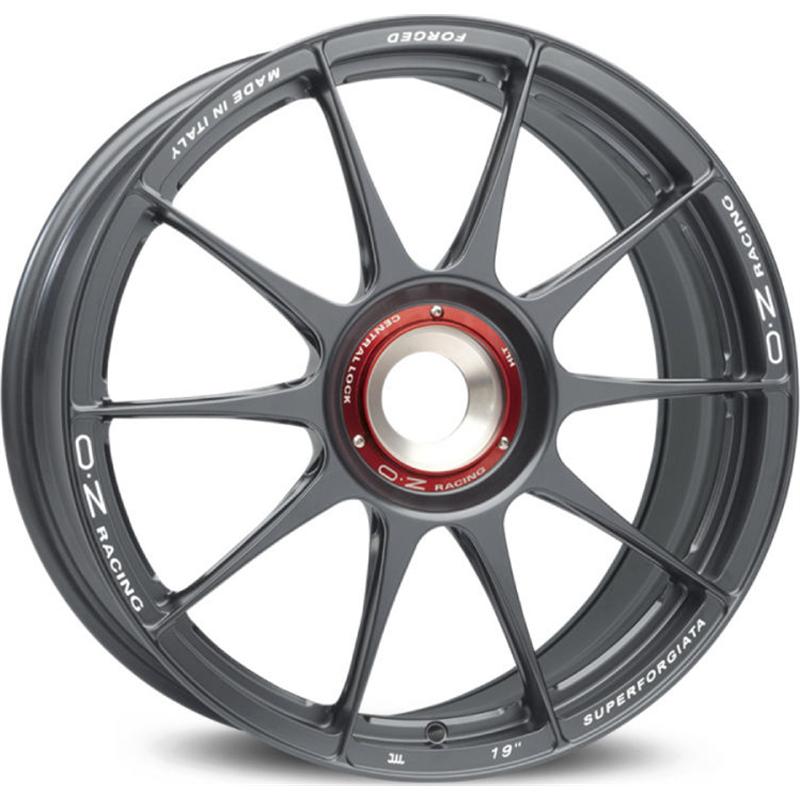 Cerchi in Lega OZ RACING Superforgiata cl Grigio Corsa Con Scritte Di Fresatura 15 fori 20\" 9.5X20 ET50 15x130
