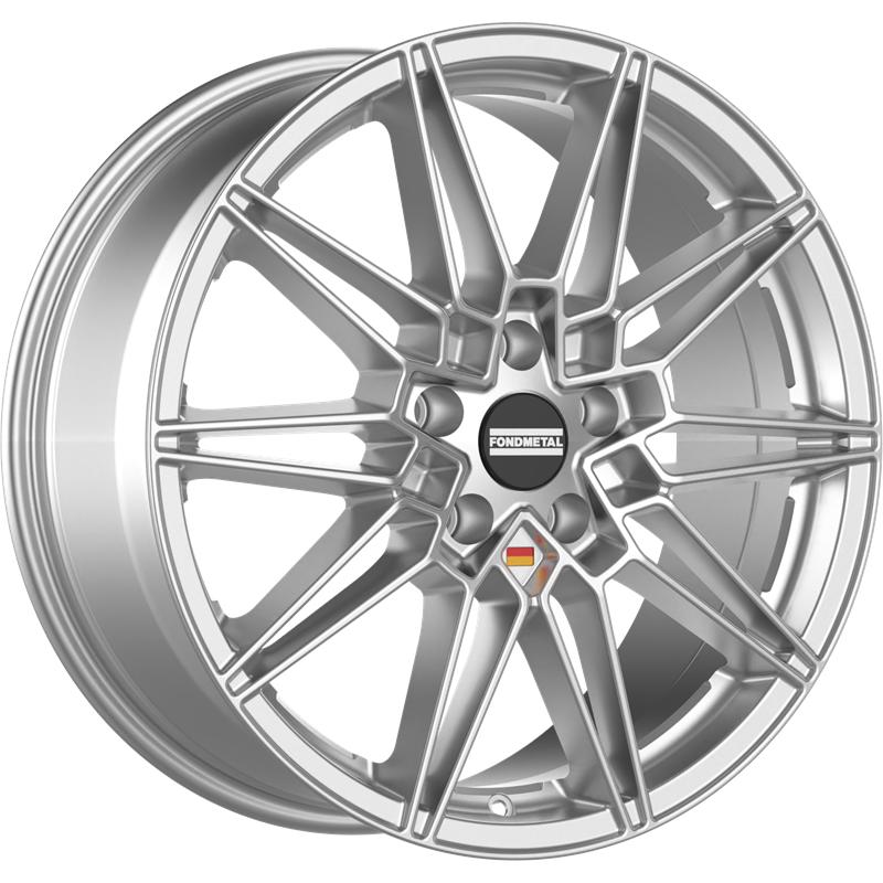 Cerchi in Lega Fondmetal Thoe Glossy Silver 5 fori 20\" 8X20 ET26 5x112