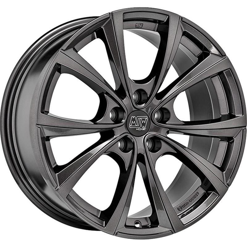 Cerchi in Lega Msw Msw 27t Gloss Dark Grey 5 fori 18\" 8.5X18 ET40 5x114.3