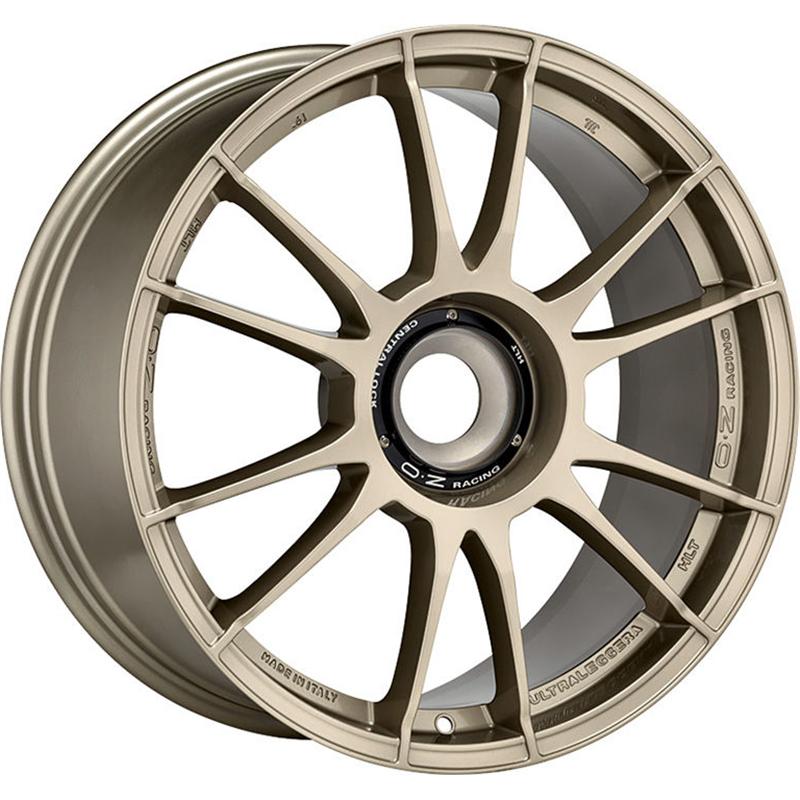 Cerchi in Lega OZ RACING Ultraleggera Hlt cl White Gold 15 fori 19\" 9X19 ET47 15x130