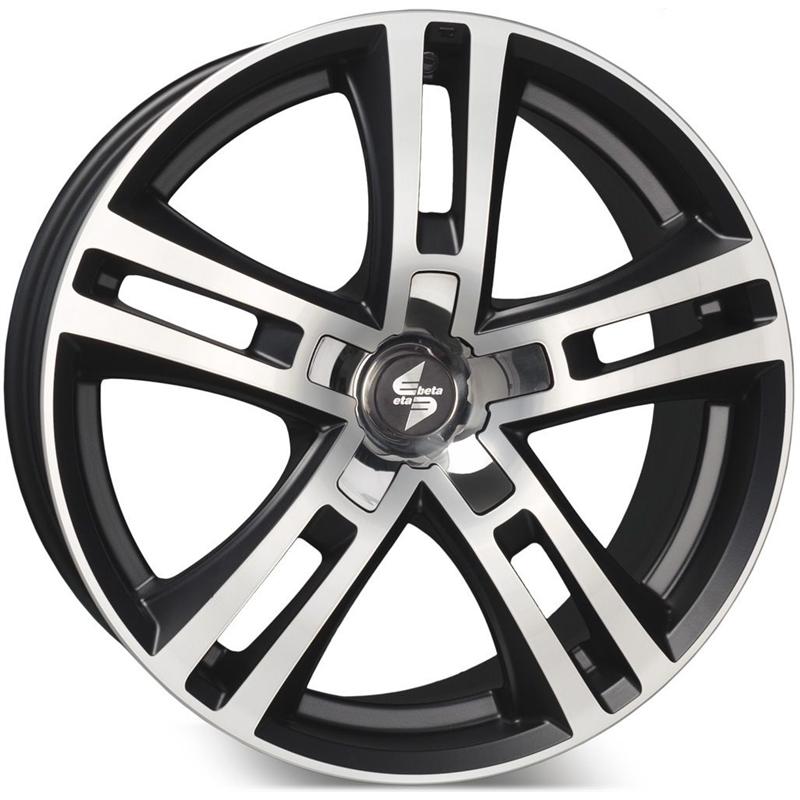 Cerchi in Lega ETA BETA Uriel Matt Black Full Polish 5 fori 23\" 11X23 ET20 5x112