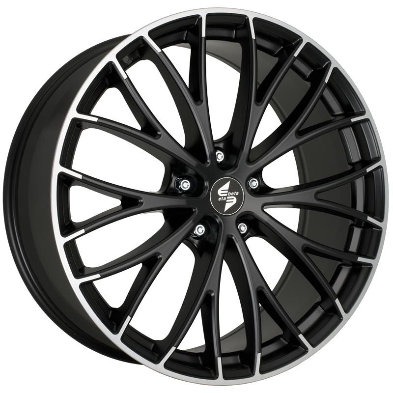 Cerchi in Lega Eta beta PiumA-C Shiny Black Special Edition 5 fori 18\" 8X18 ET45 5x112