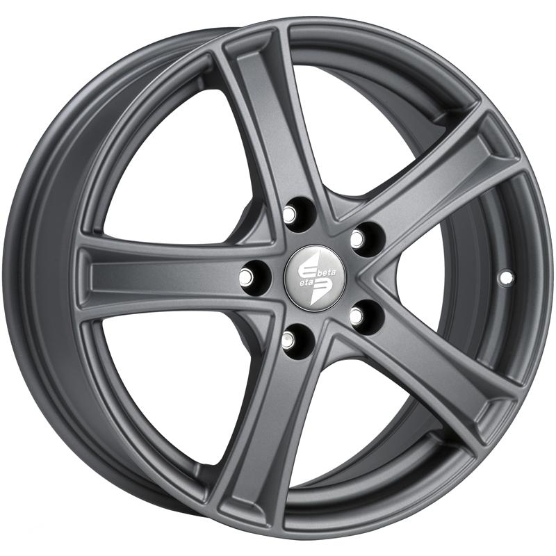 Cerchi in Lega ETA BETA OG-1 Matt Anthracite 5 fori 16\" 7X16 ET40 5x112