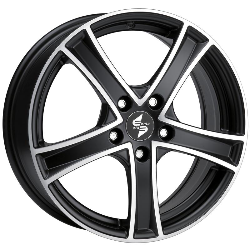 Cerchi in Lega ETA BETA OG-1 Matt Black Full Polish 5 fori 17\" 8X17 ET35 5x127