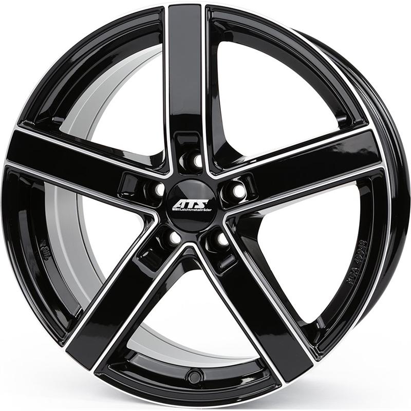 Cerchi in Lega ATS Emotion Diamond Black Kontour Polished 5 fori 16\" 7X16 ET31 5x120