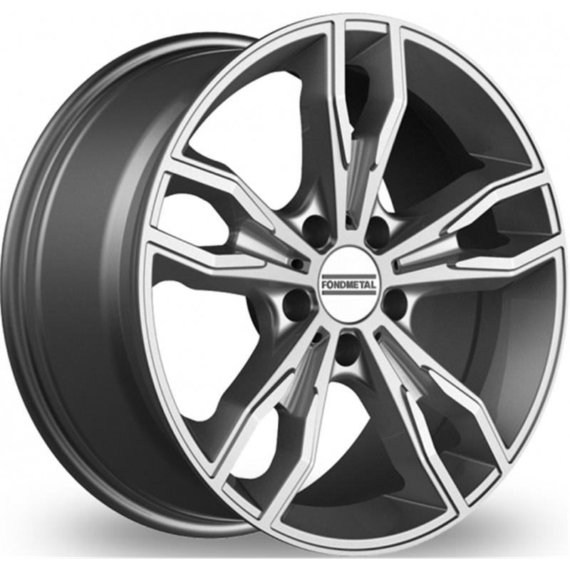 Cerchi in Lega Fondmetal Alke Glossy Silver 5 fori 19\" 8X19 ET30 5x120