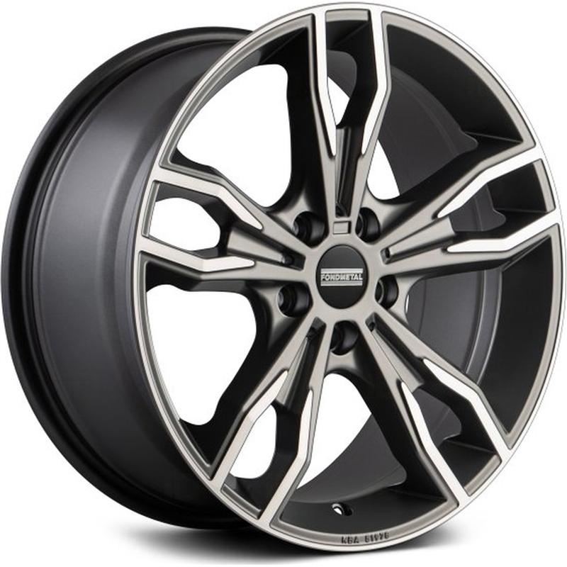 Cerchi in Lega Fondmetal Alke Matt Titanium Diamond Cut 5 fori 18\" 8X18 ET30 5x112
