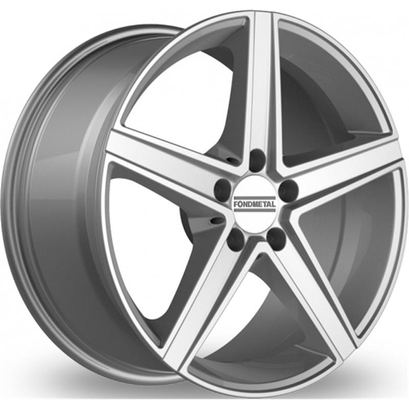 Cerchi in Lega FONDMETAL Ioke Glossy Silver 5 fori 18\" 8X18 ET38 5x112