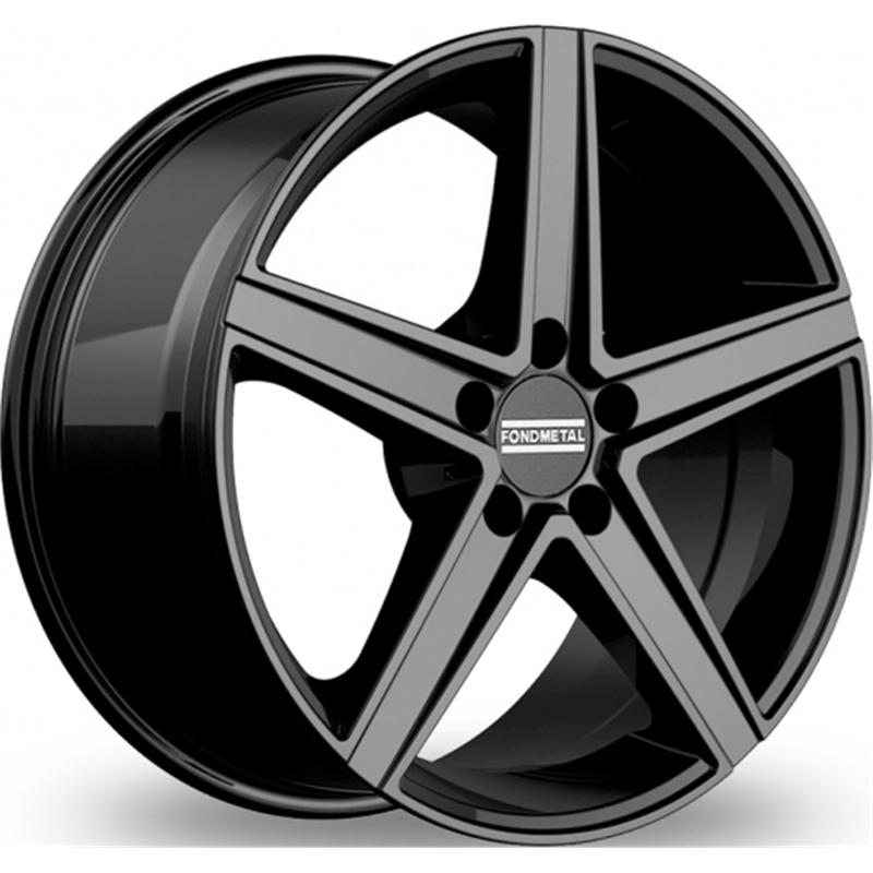 Cerchi in Lega FONDMETAL Ioke Glossy Black 5 fori 18\" 8X18 ET38 5x112