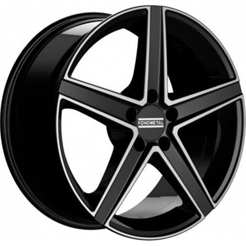 Cerchi in Lega Fondmetal Ioke Matt Black Machined 5 fori 18\" 8X18 ET38 5x112