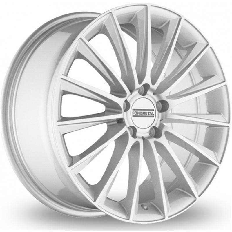 Cerchi in Lega Fondmetal Aidon Glossy Silver 5 fori 19\" 9X19 ET20 5x112