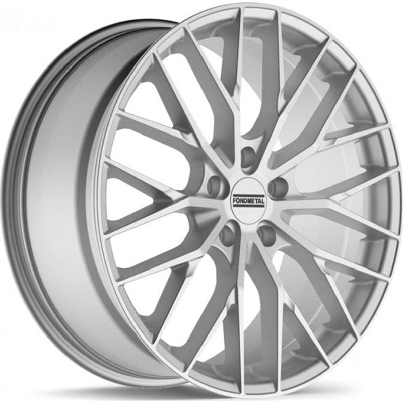 Cerchi in Lega FONDMETAL Makhai Glossy Silver 5 fori 19\" 8.5X19 ET25 5x112