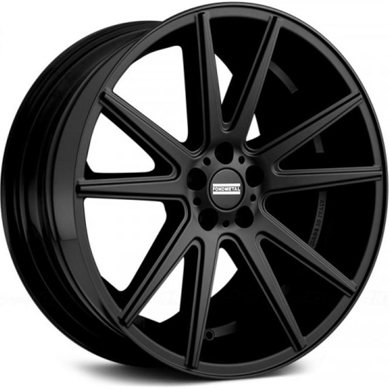 Cerchi in Lega FONDMETAL StC-10 Matt Black 5 fori 22\" 11X22 ET42 5x120