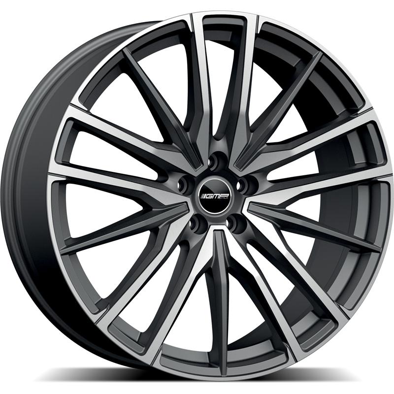Cerchi in Lega Gmp Sparta Matt Anthracite Diamond 5 fori 22\" 9.5X22 ET37 5x114.3
