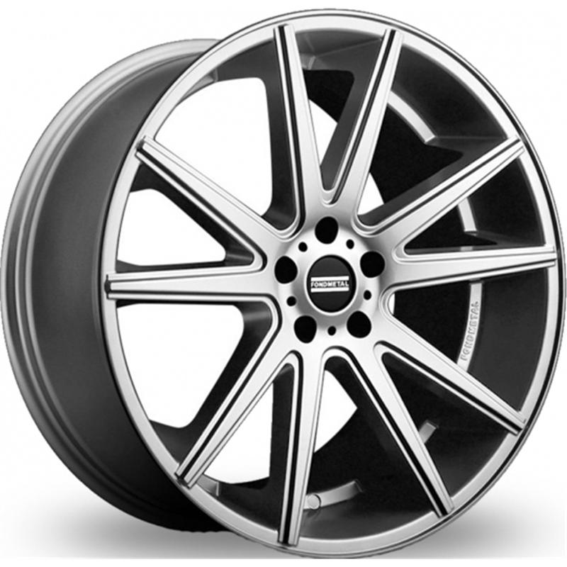 Cerchi in Lega FONDMETAL StC-10 Glossy Silver 5 fori 20\" 9X20 ET45 5x120