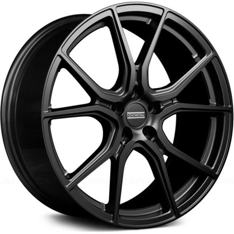 Cerchi in Lega FONDMETAL Stc45 Matt Black 5 fori 20\" 10.5X20 ET35 5x120