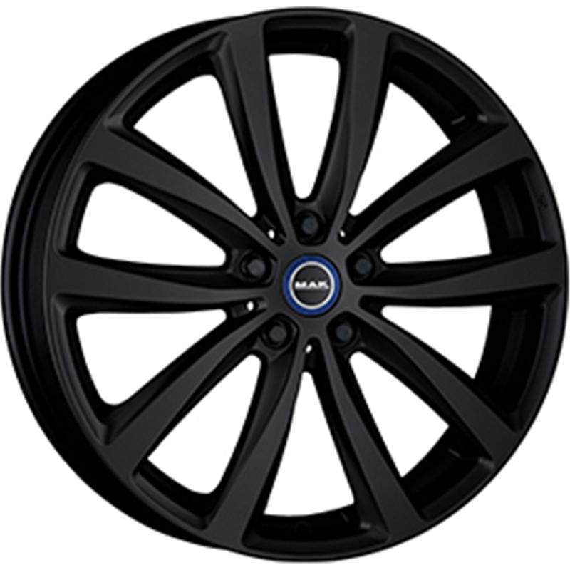 Cerchi in Lega MAK Watt Matt Black 5 fori 19\" 5X19 ET28 5x112