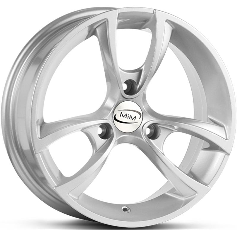 Cerchi in Lega Mim Bayern Evo Silver 3 fori 15\" 6X15 ET25 3x112