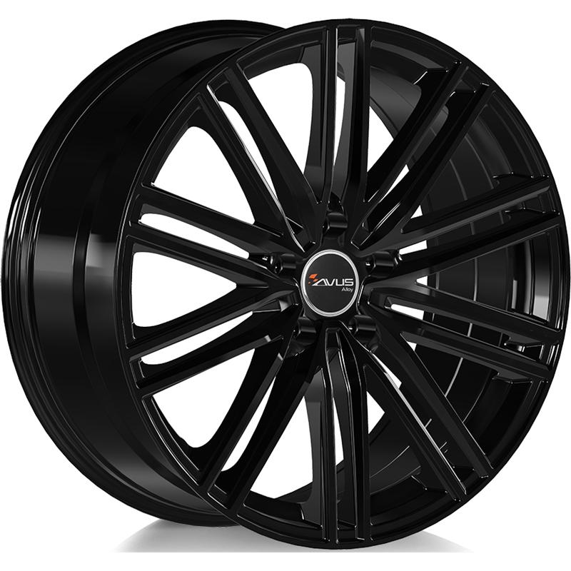 Cerchi in Lega Avus AC-M08 Black 5 fori 21\" 10X21 ET19 5x112