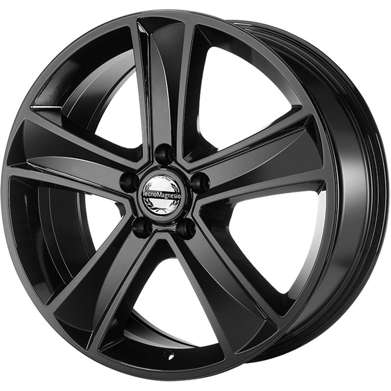 Cerchi in Lega Tecnomagnesio Big5 Glossy Black 5 fori 16\" 7X16 ET42 5x108