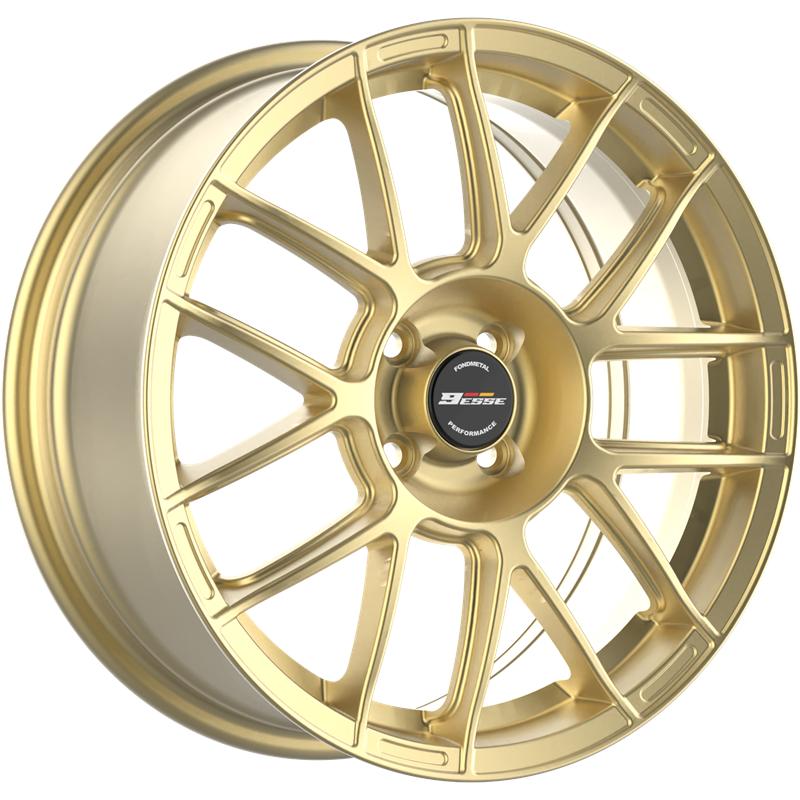 Cerchi in Lega Fondmetal 9esse Glossy Gold 4 fori 17\" 7X17 ET35 4x98