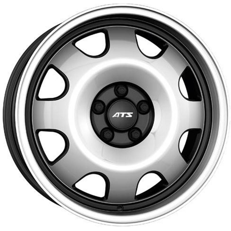 Cerchi in Lega Ats Cup Diamant Schwarz Frontpoliert 4 fori 15\" 7X15 ET28 4x100