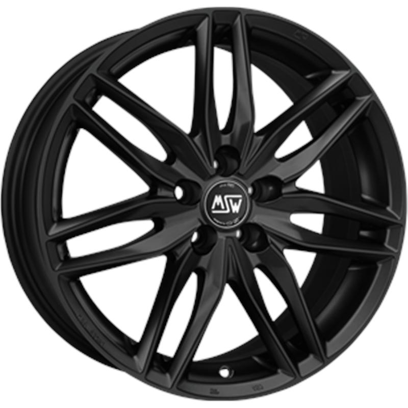 Cerchi in Lega MSW Msw 24 Matt Black 5 fori 16\" 7.5X16 ET48 5x112