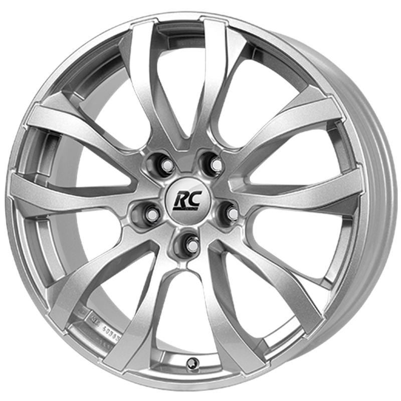 Cerchi in Lega RC DESIGN Rc 23 Silver 5 fori 17\" 7.5X17 ET35 5x112