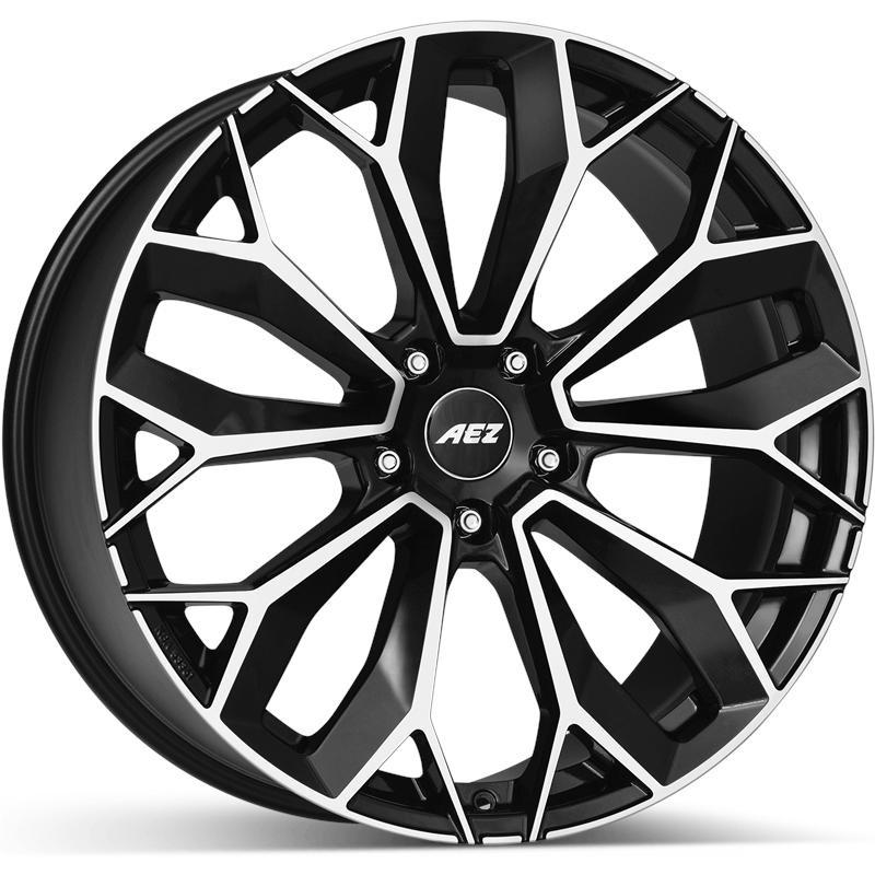 Cerchi in Lega Aez Leipzig Black Mirror 5 fori 20\" 9X20 ET20 5x112