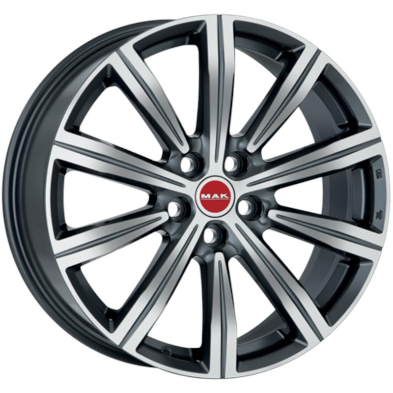 Cerchi in Lega MAK Birmingham Black Mirror 5 fori 19\" 8.5X19 ET45 5x120