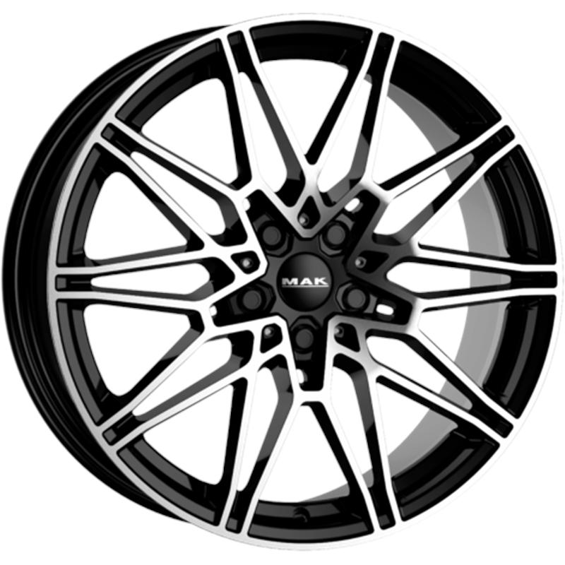 Cerchi in Lega Mak KoeniG-D Black Mirror 5 fori 19\" 9.5X19 ET44 5x112