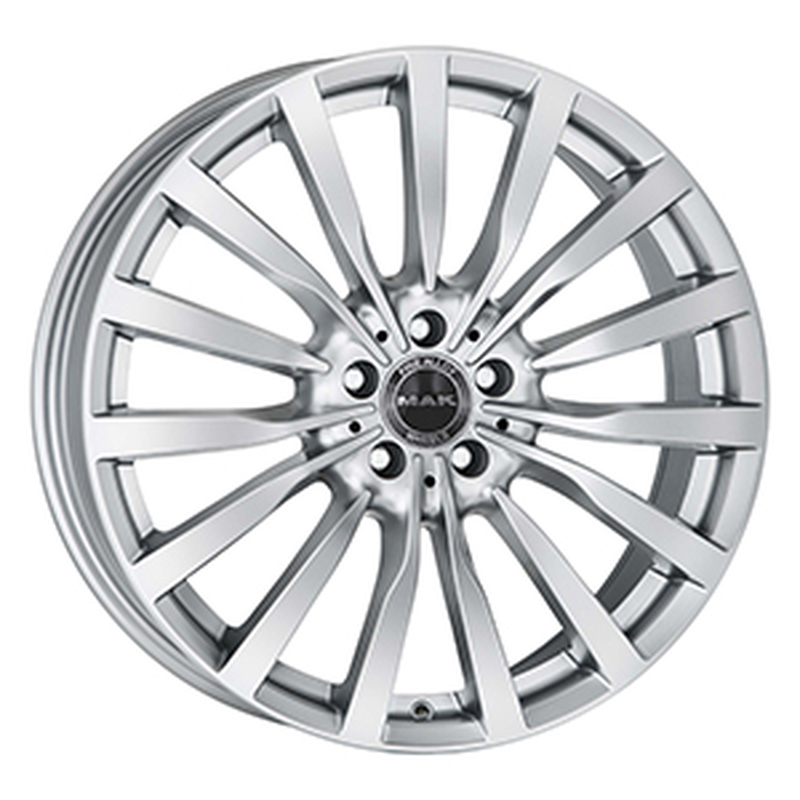 Cerchi in Lega MAK Krone Silver 5 fori 18\" 8X18 ET33 5x112