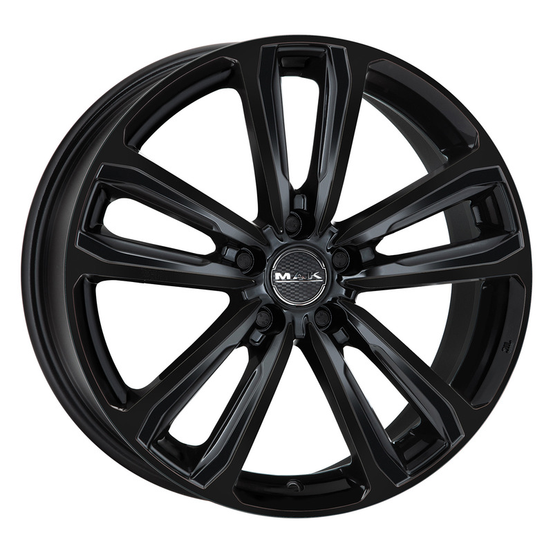 Cerchi in Lega MAK Magma Glossy Black 5 fori 16\" 6.5X16 ET40 5x114.3