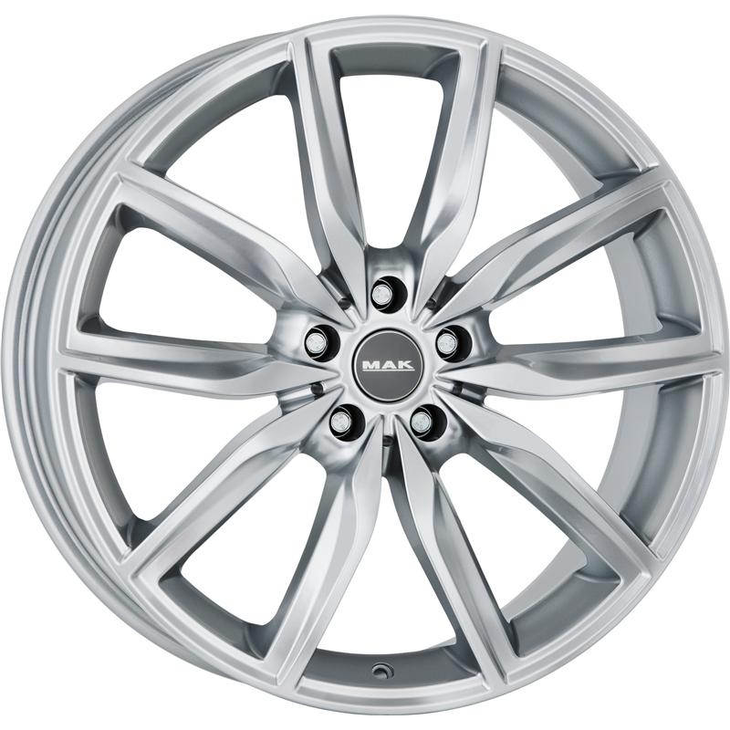 Cerchi in Lega MAK Allianz Silver 5 fori 20\" 9X20 ET40 5x112